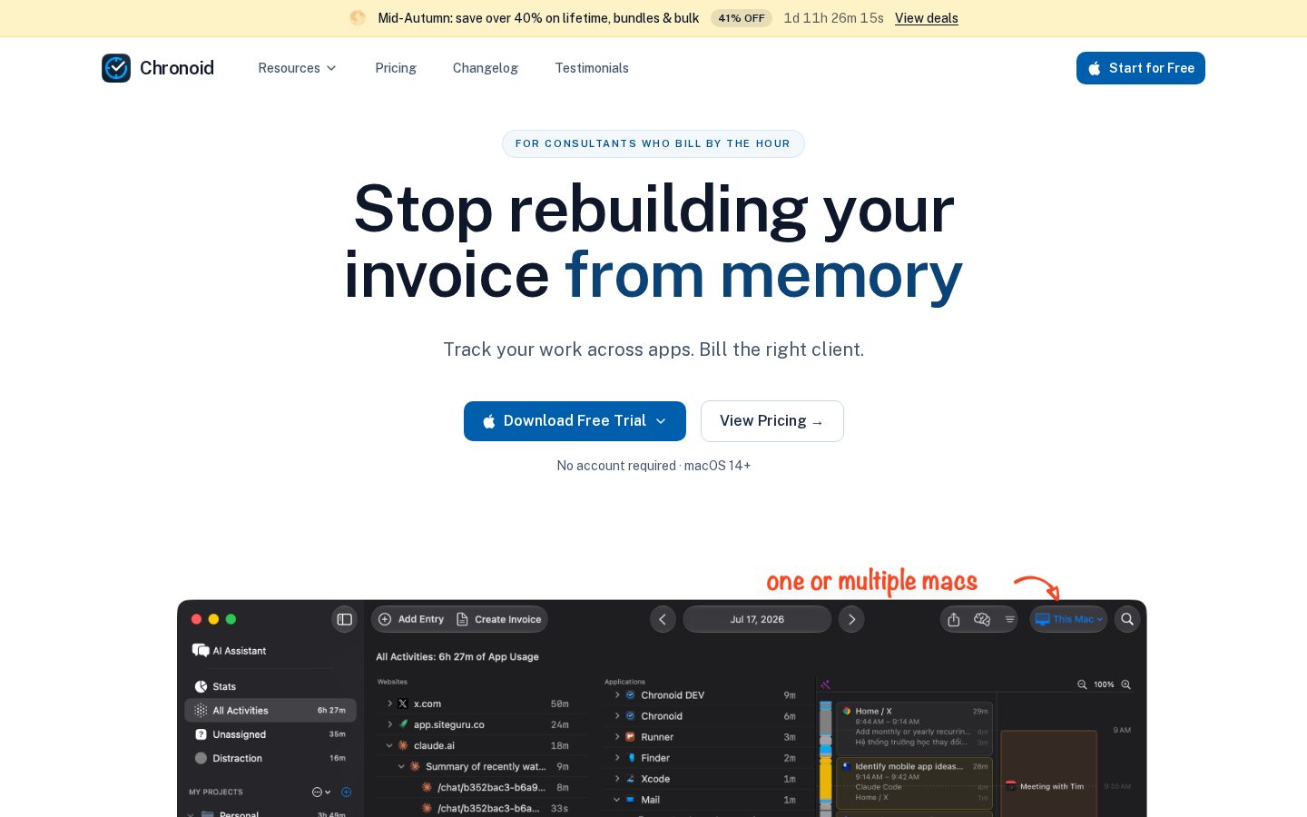 Chronoid Homepage