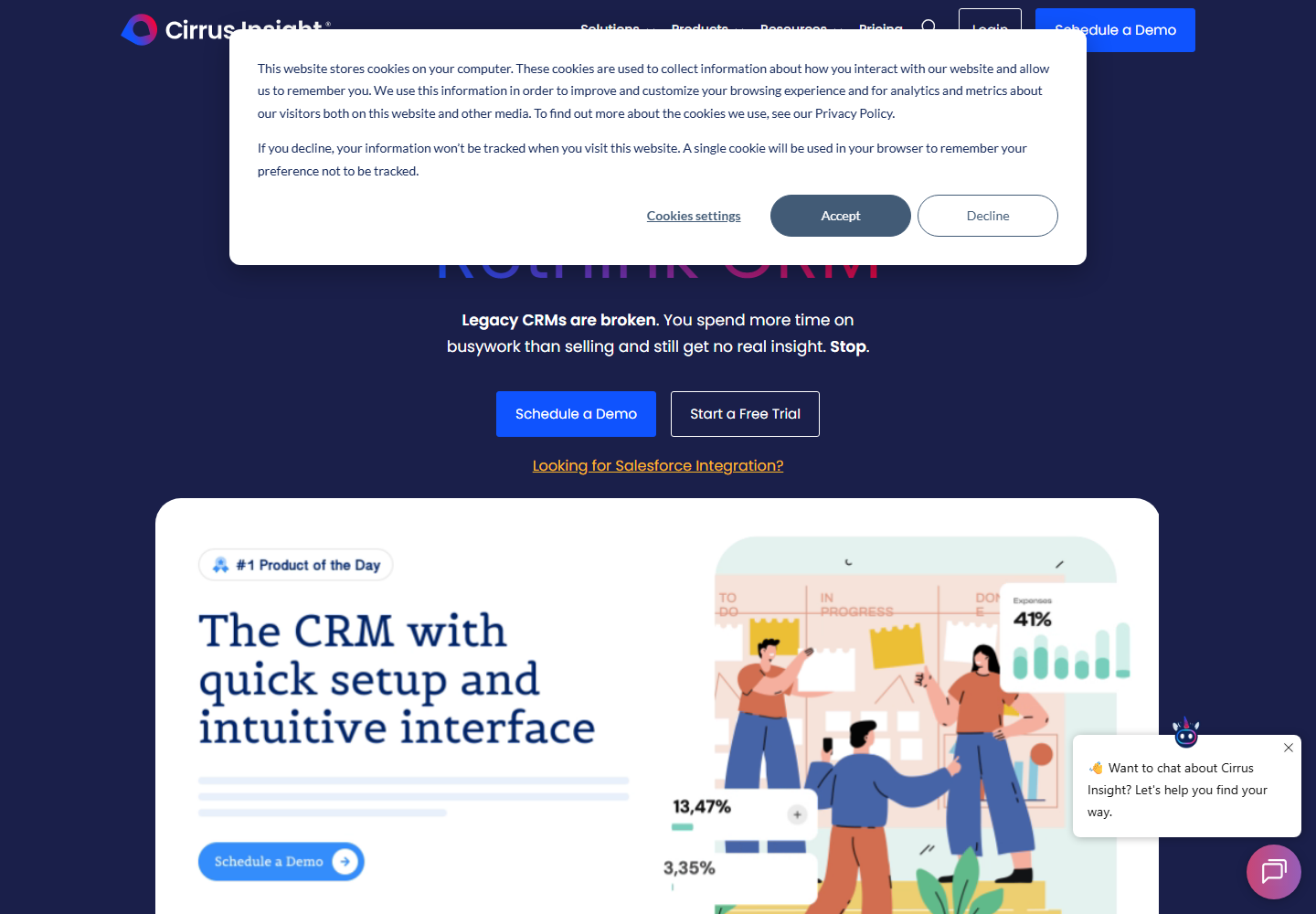 Cirrus Insight homepage