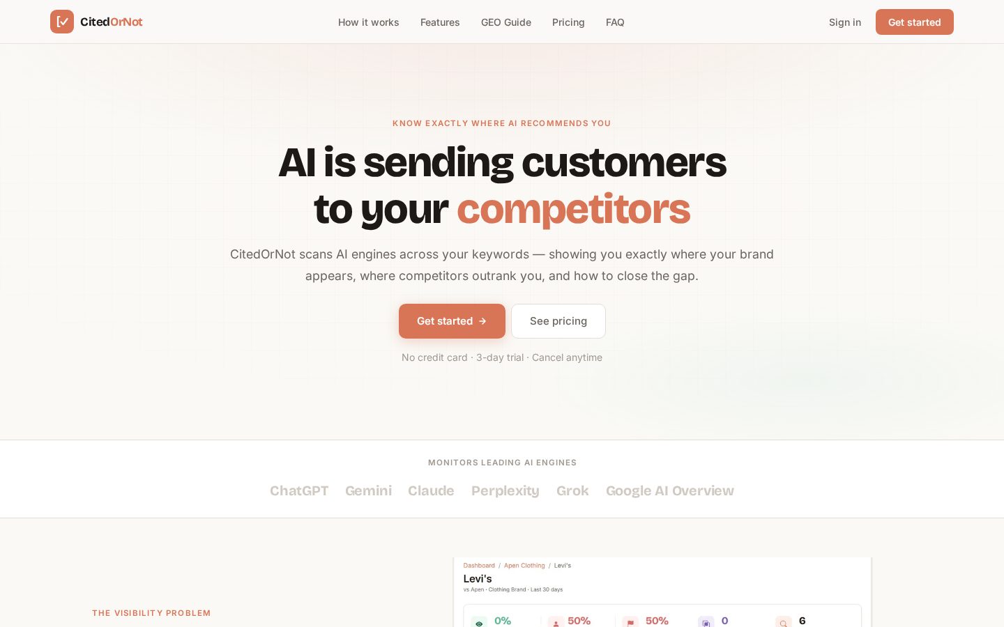 CitedorNot Homepage