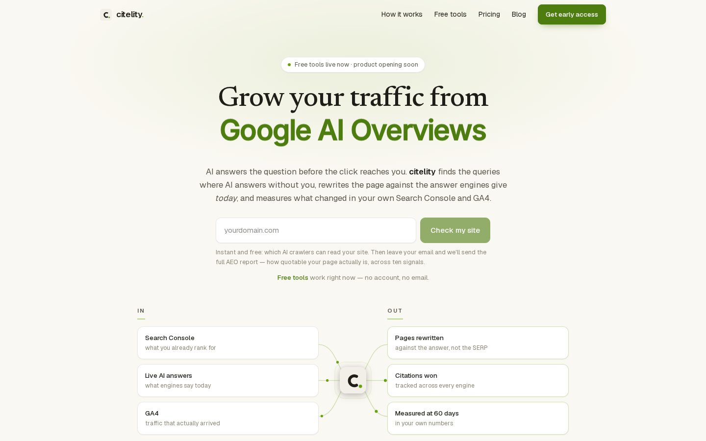 citelity Homepage