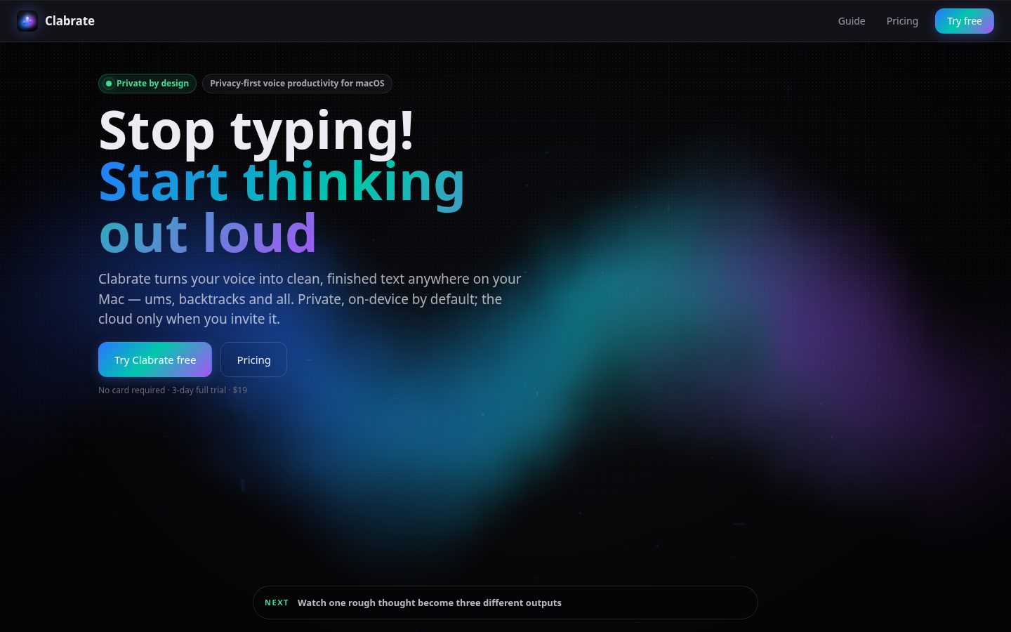 Clabrate Homepage