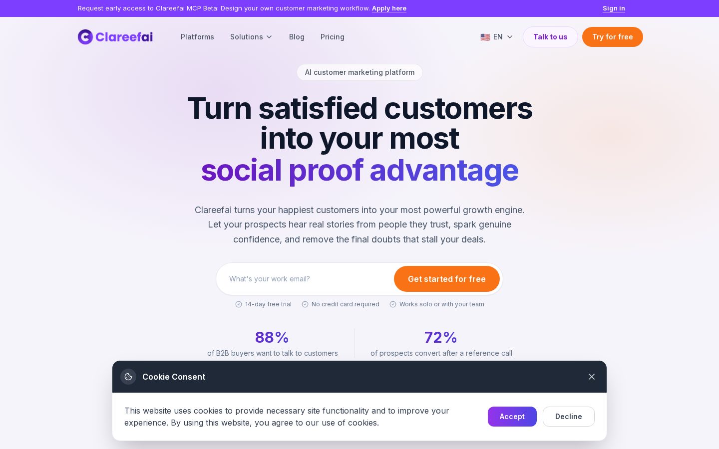 Clareefai Homepage