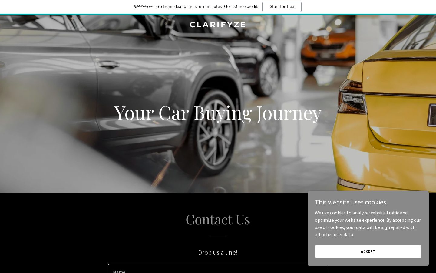 Clarifyze Homepage