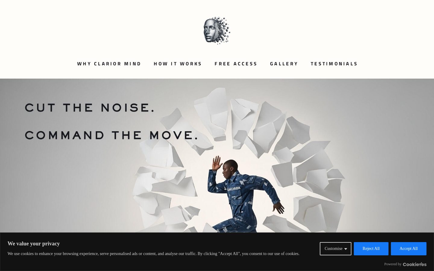 Clarior Mind Homepage