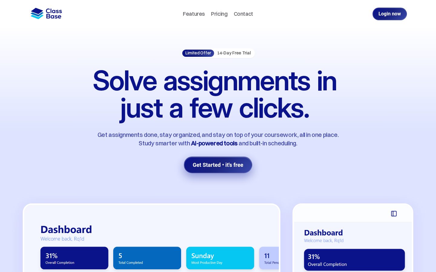 Classbase Homepage