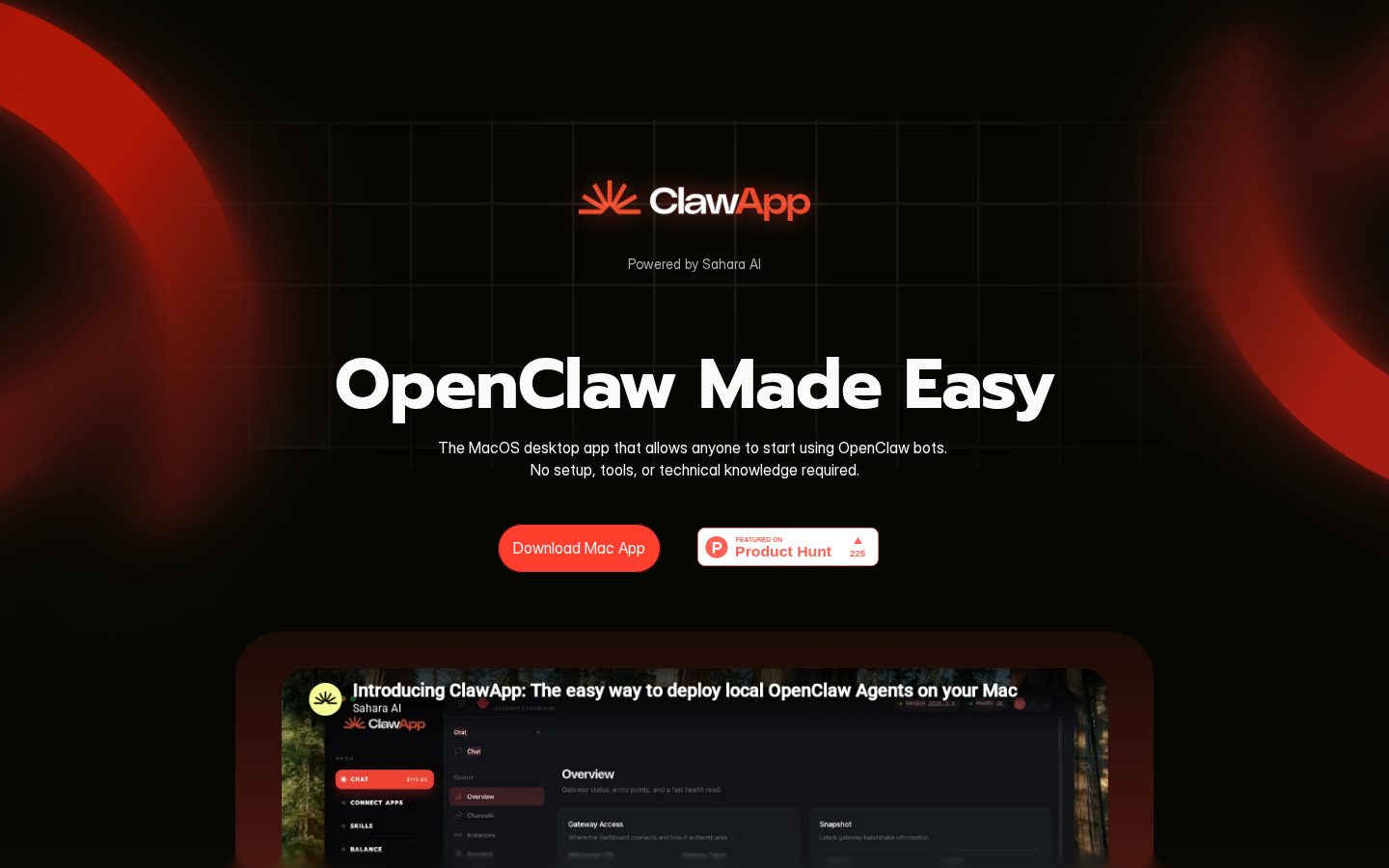 ClawApp Homepage