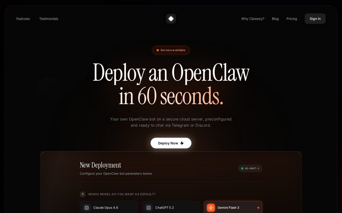 Clawezy Homepage