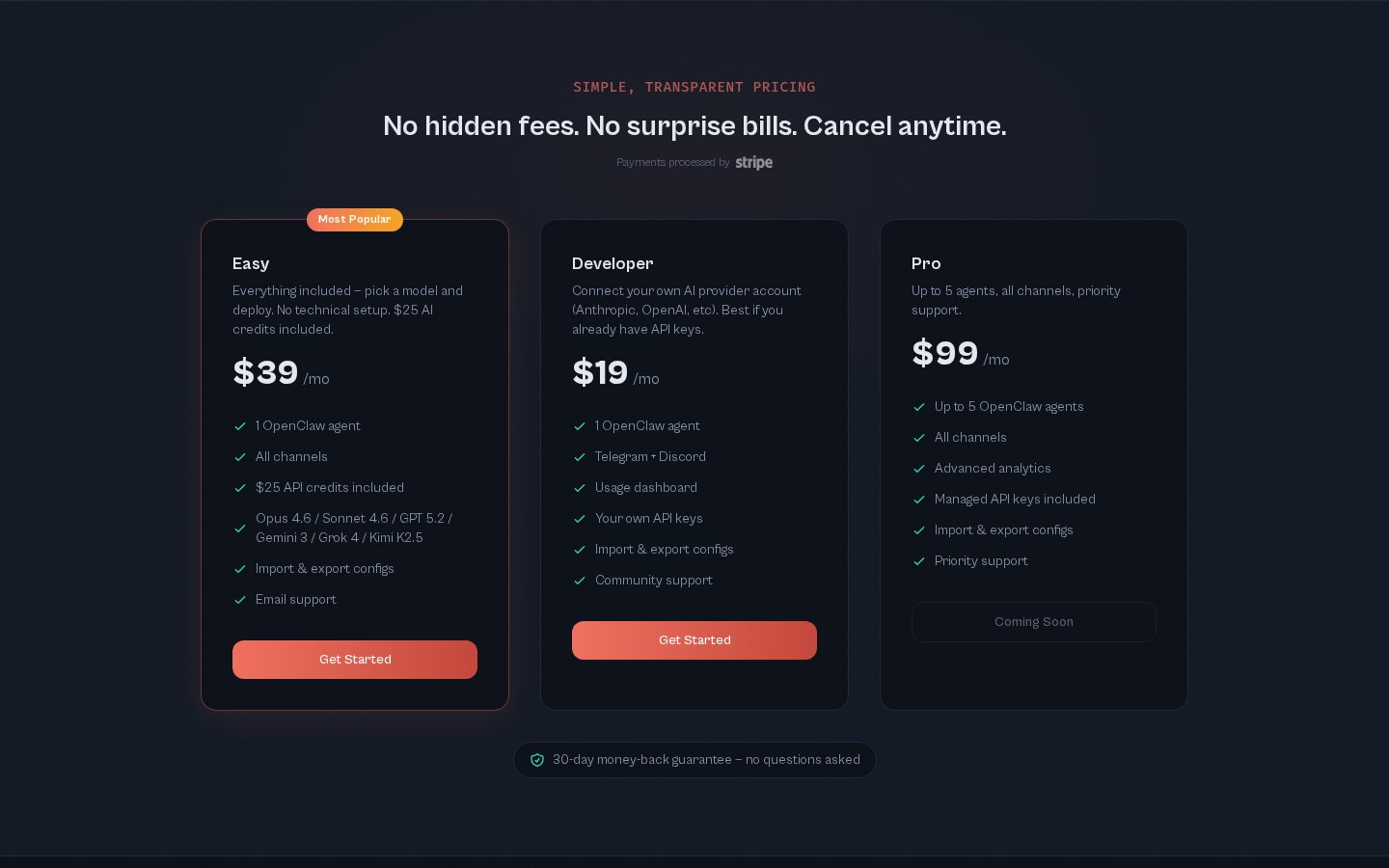 Clawly Pricing