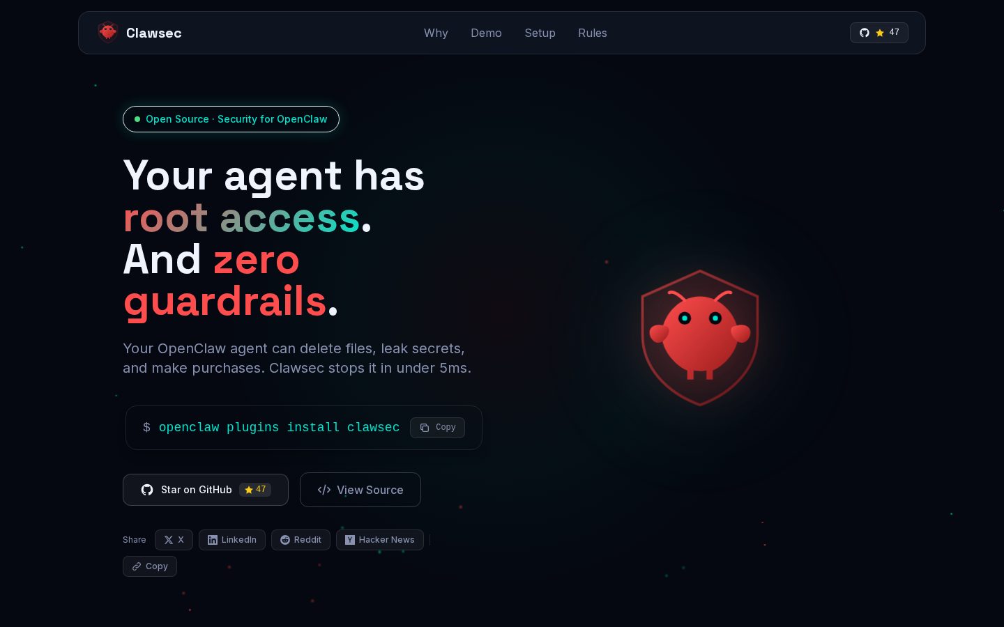 Clawsec Homepage