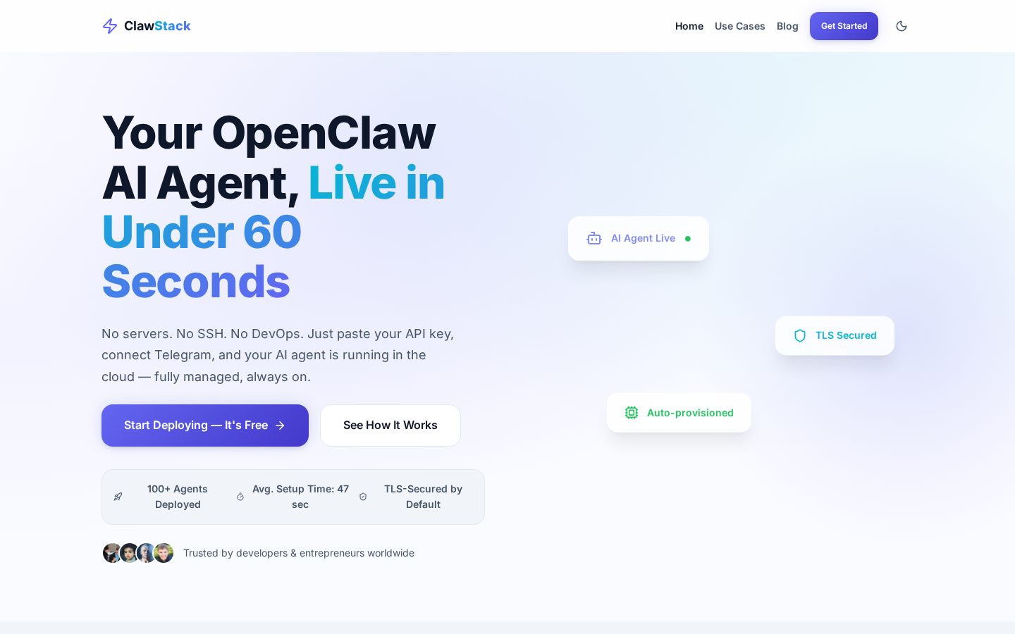 ClawStack Homepage