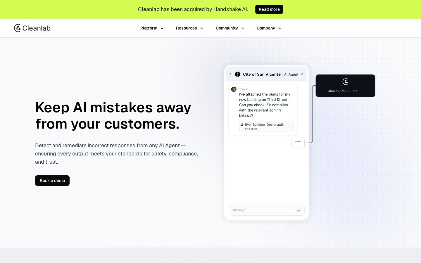 Cleanlab Homepage
