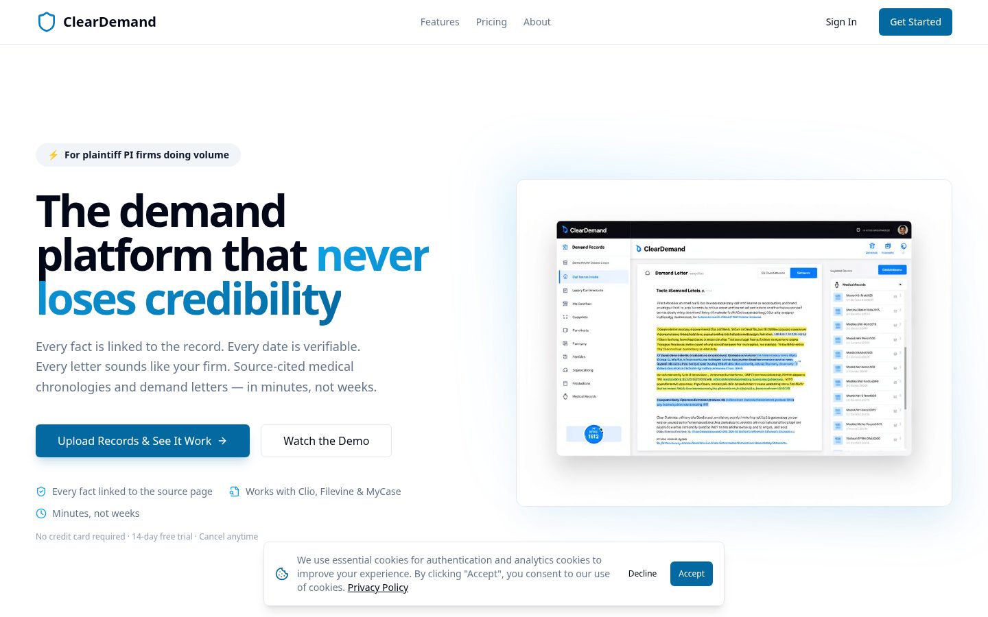 ClearDemand Homepage