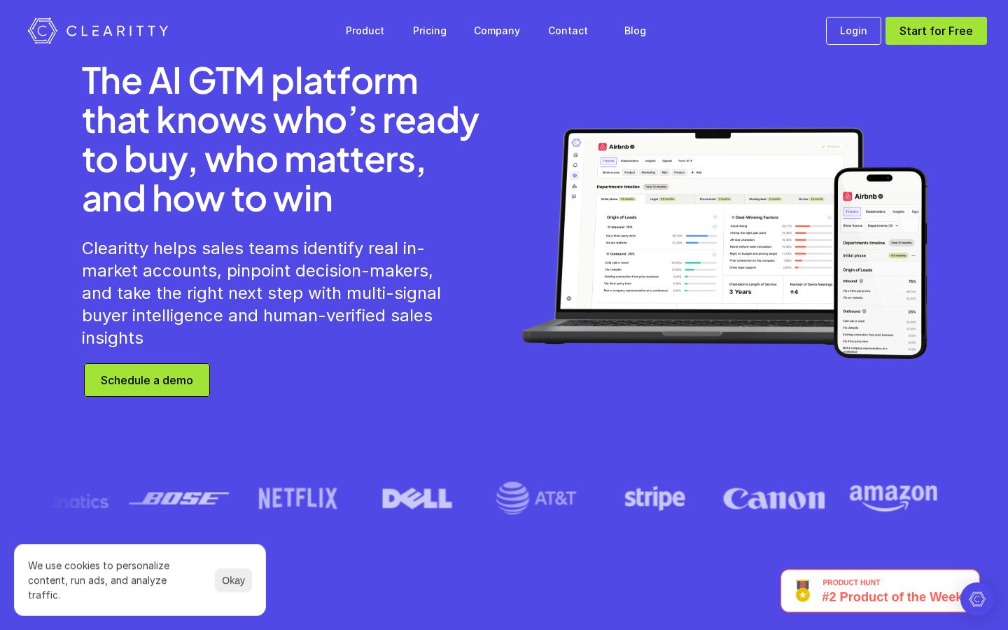 Clearitty Homepage