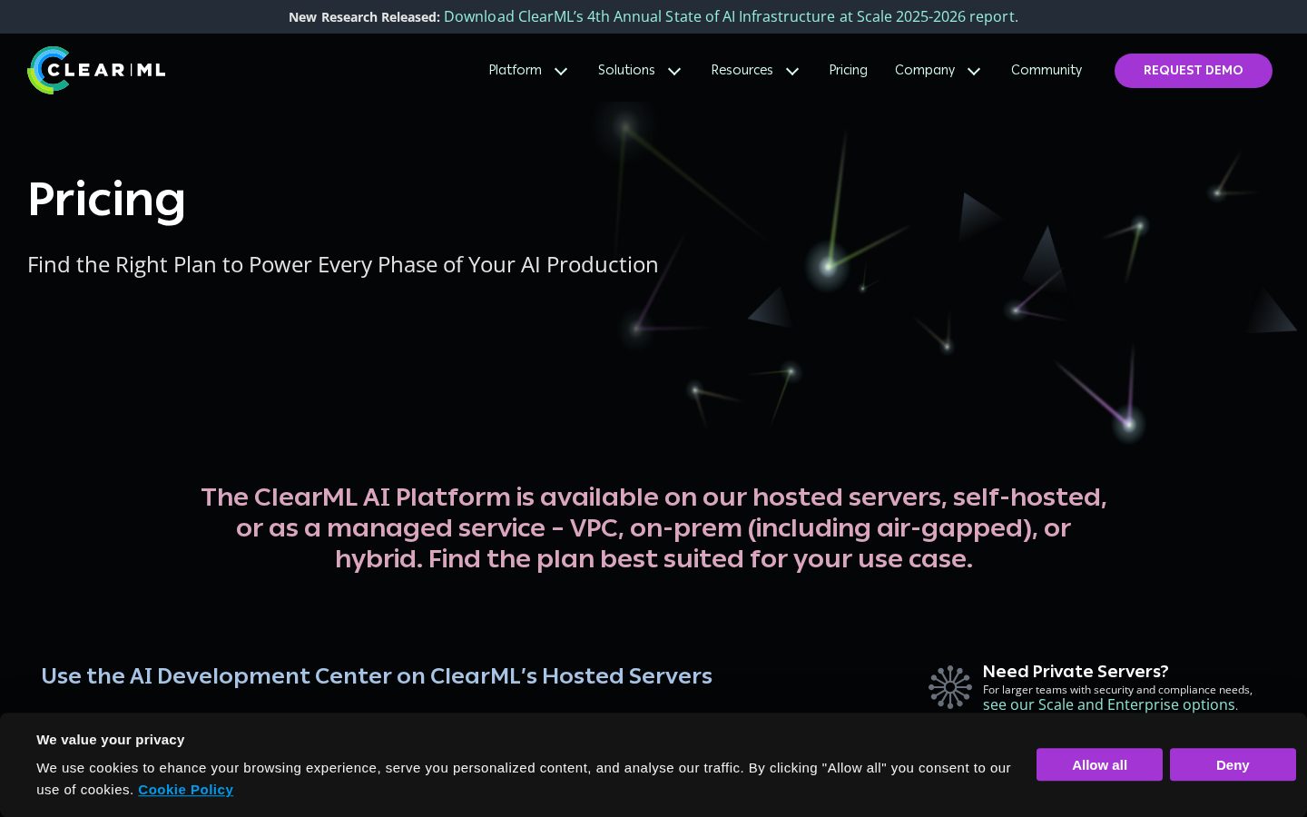 ClearML Pricing