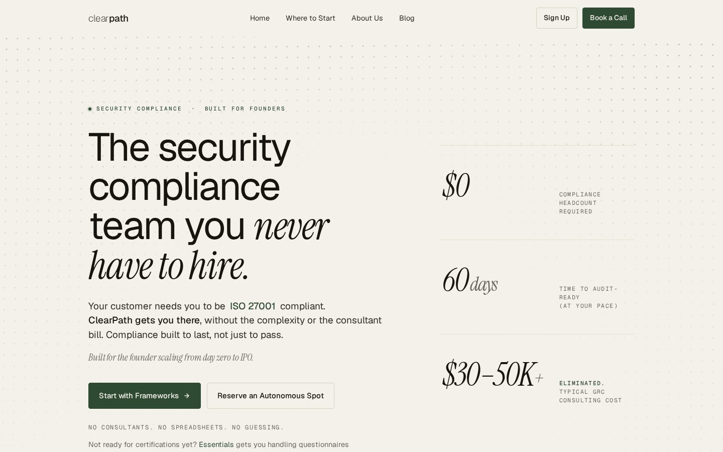 ClearPath Homepage