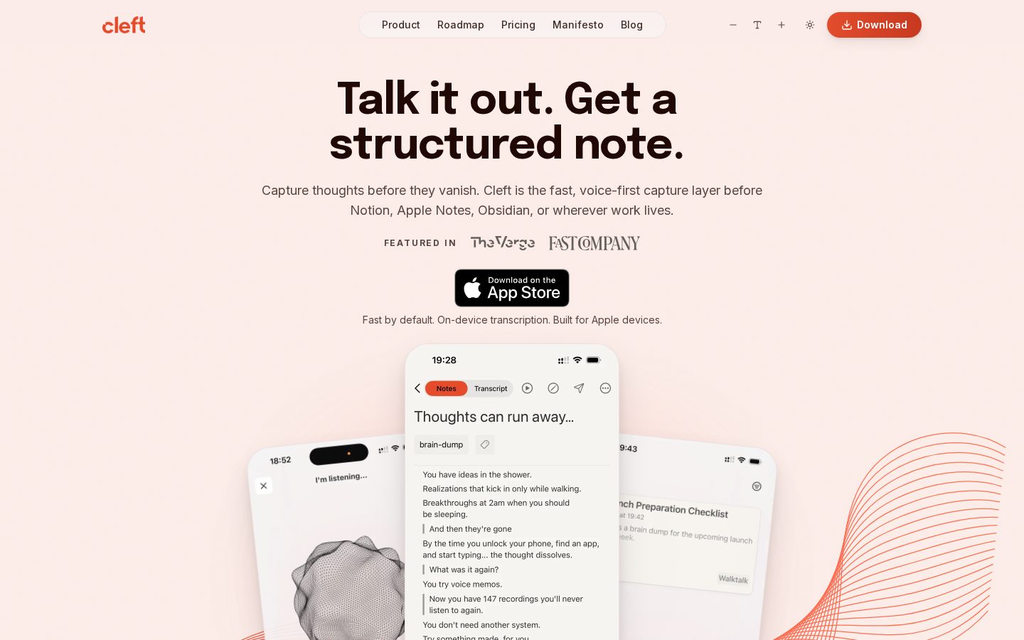 Cleft Notes Homepage
