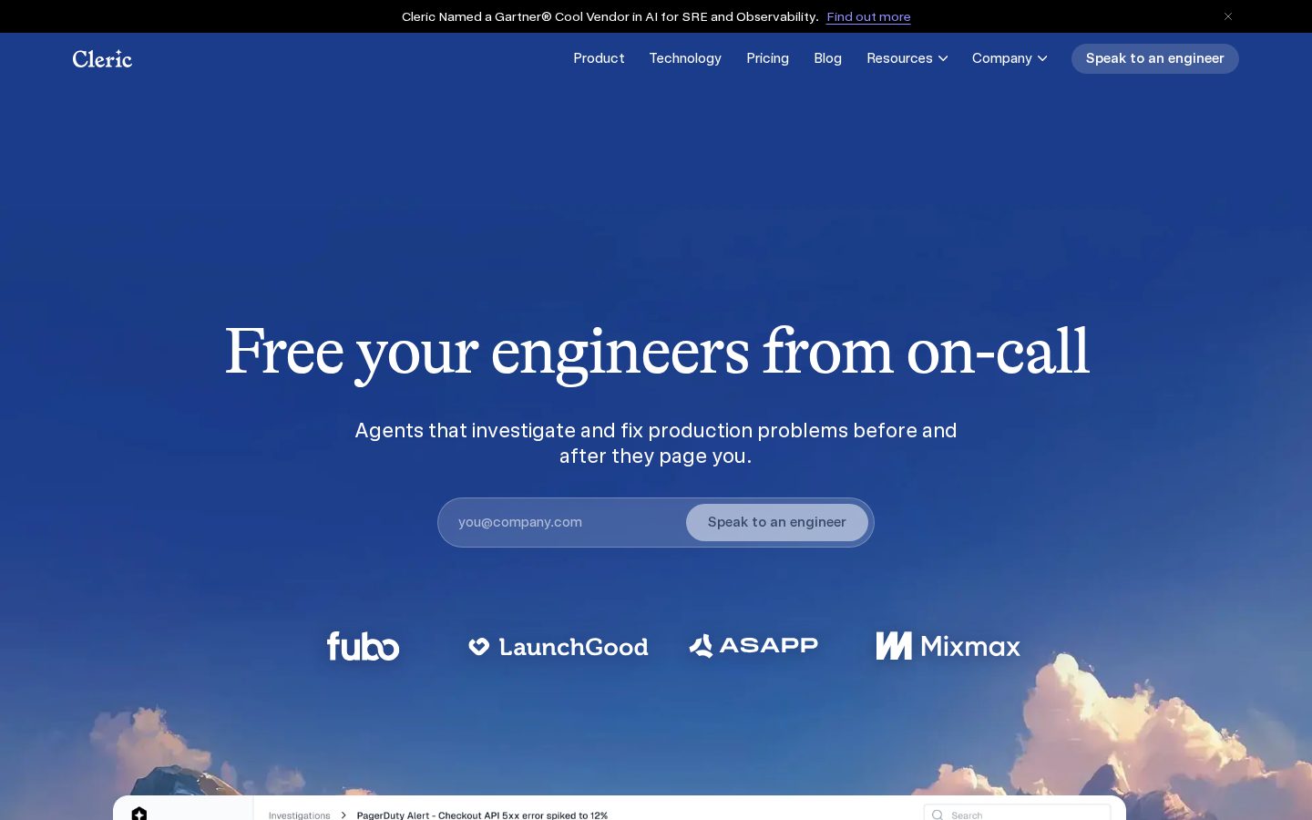 Cleric Homepage