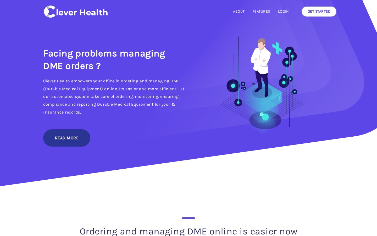 Clever Health Homepage