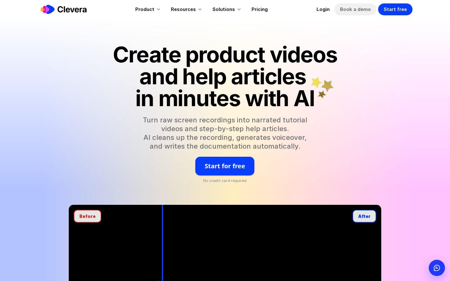 Clevera Homepage