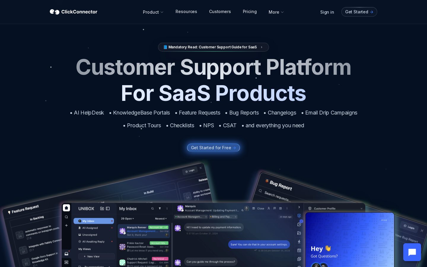 ClickConnector Homepage