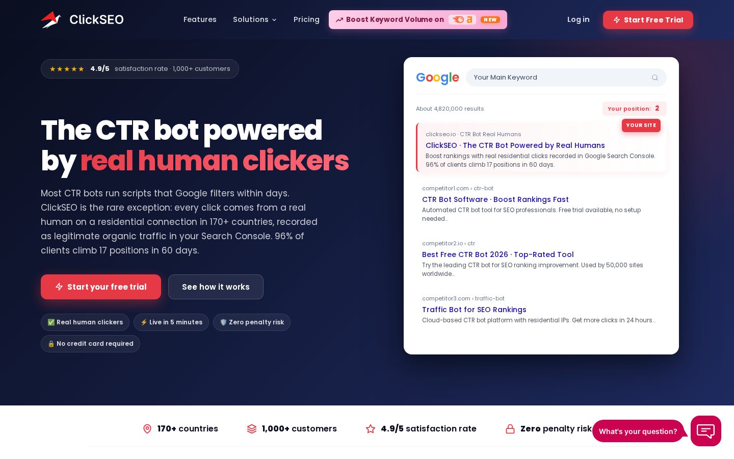ClickSEO Homepage