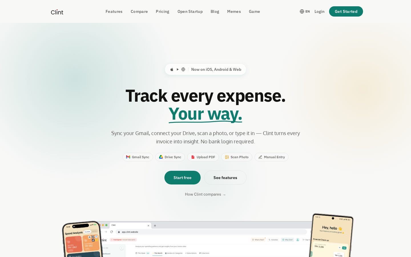 Clint Homepage