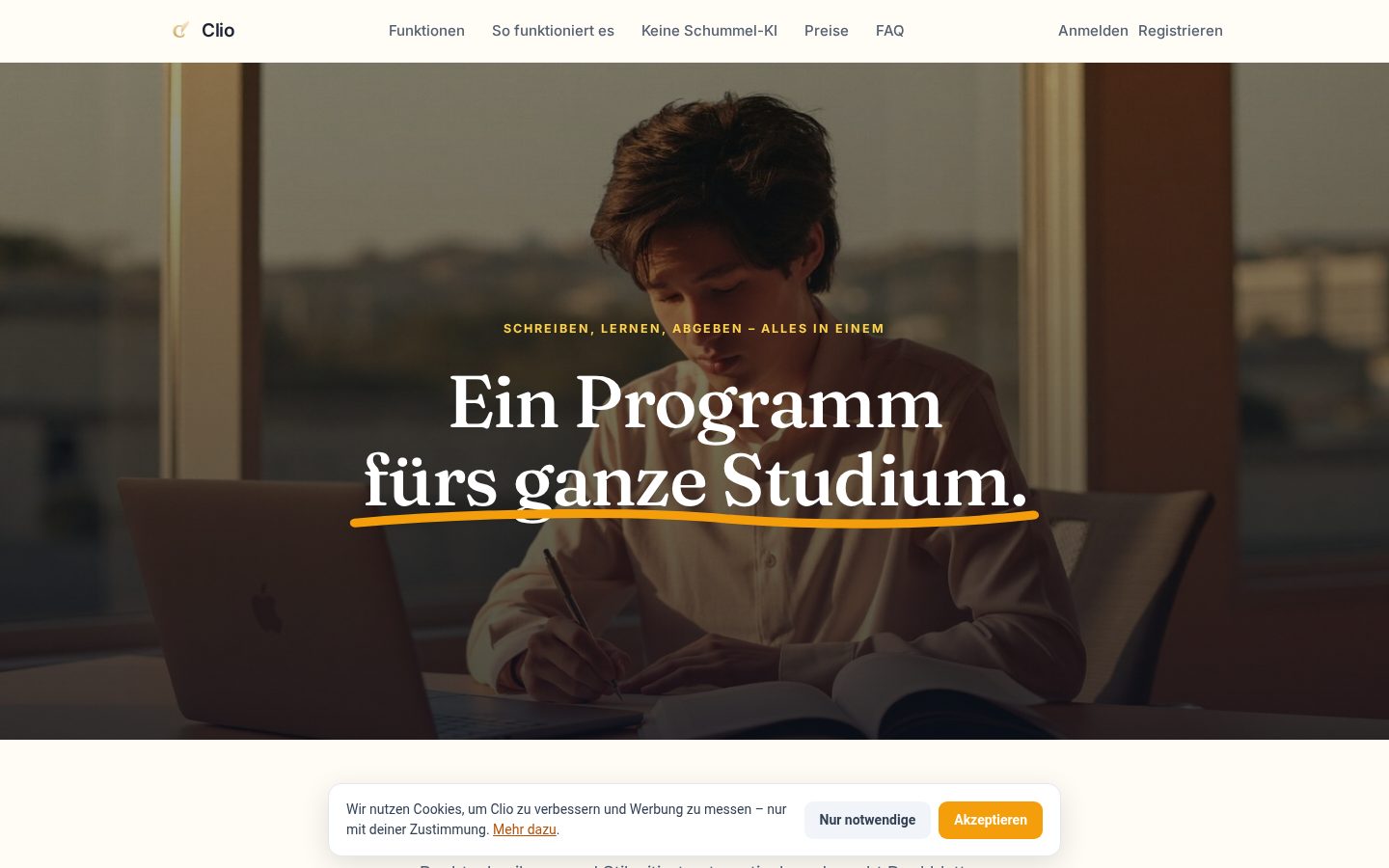 ClioAi Homepage
