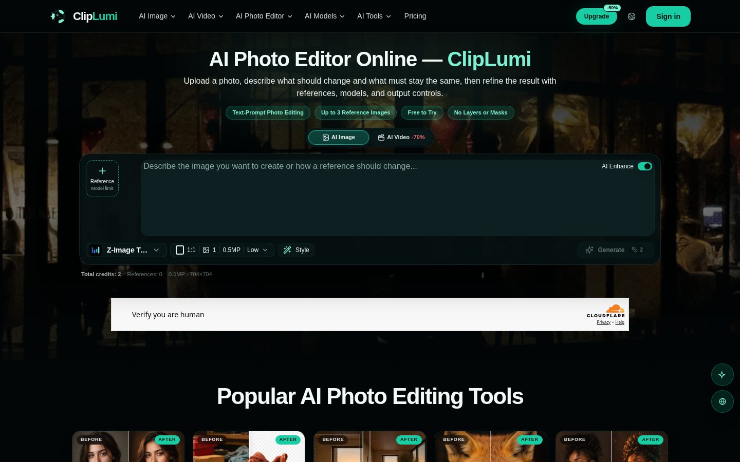 ClipLumi Homepage