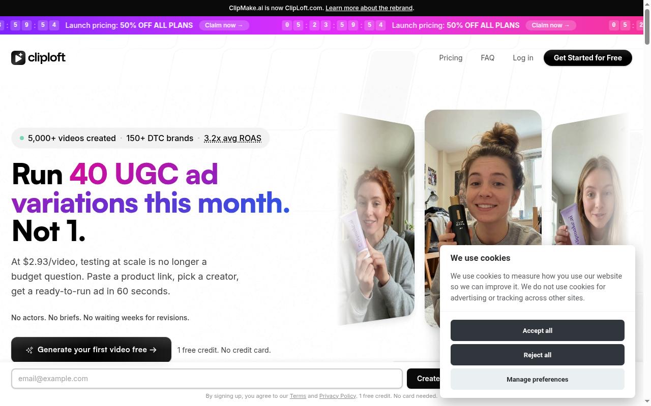 ClipMake Homepage