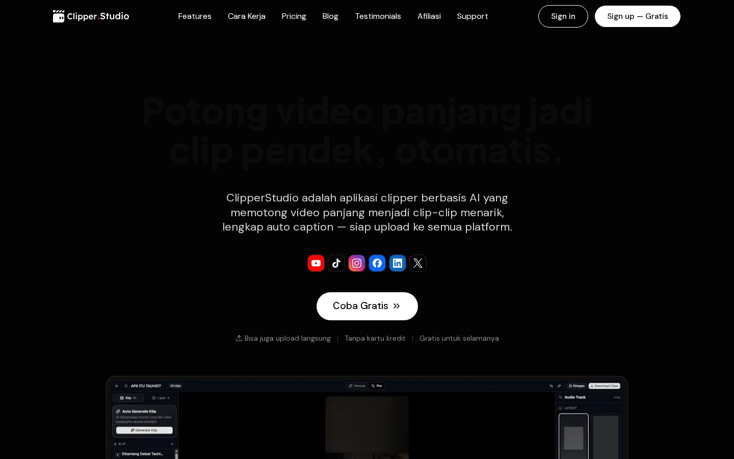 ClipperStudio Homepage