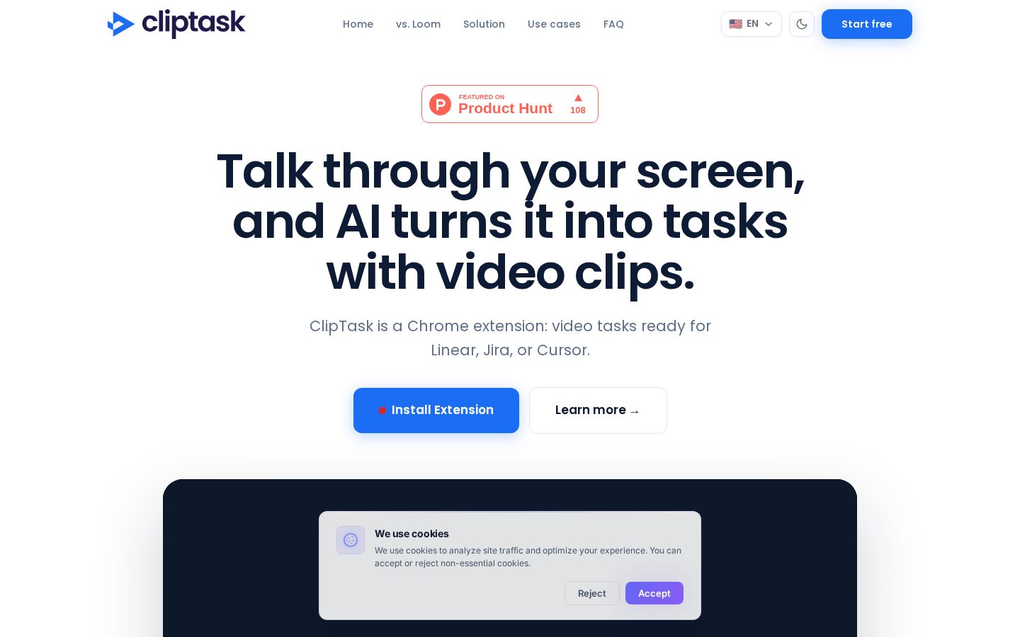 ClipTask Homepage