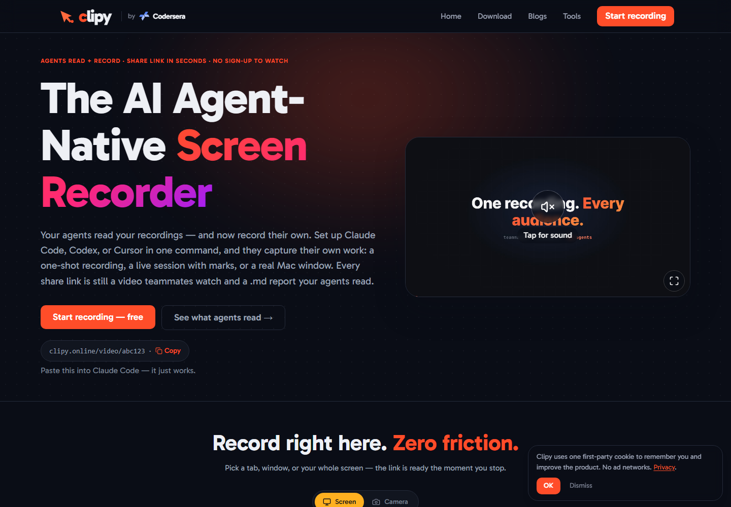 Clipy homepage