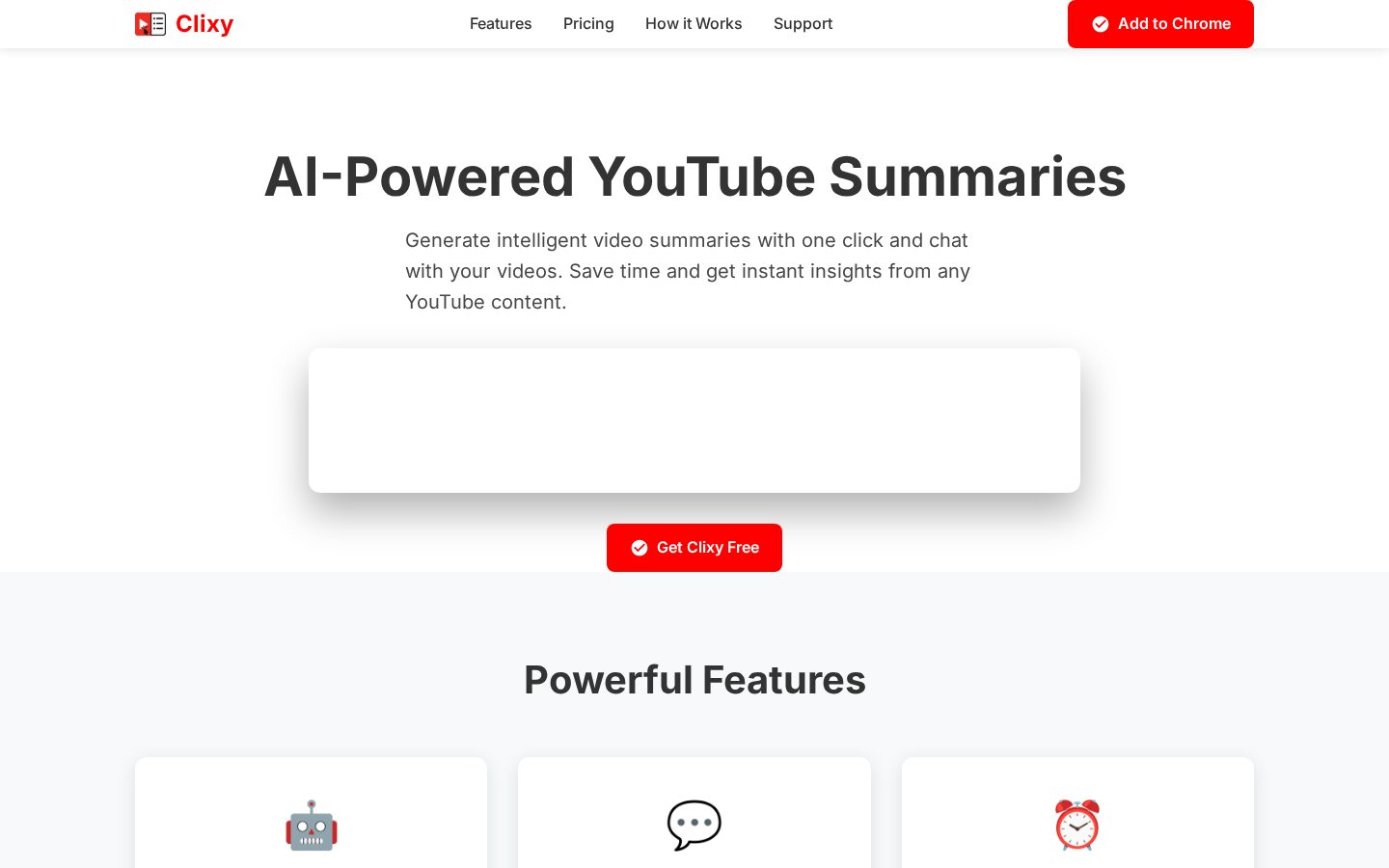Clixy Homepage