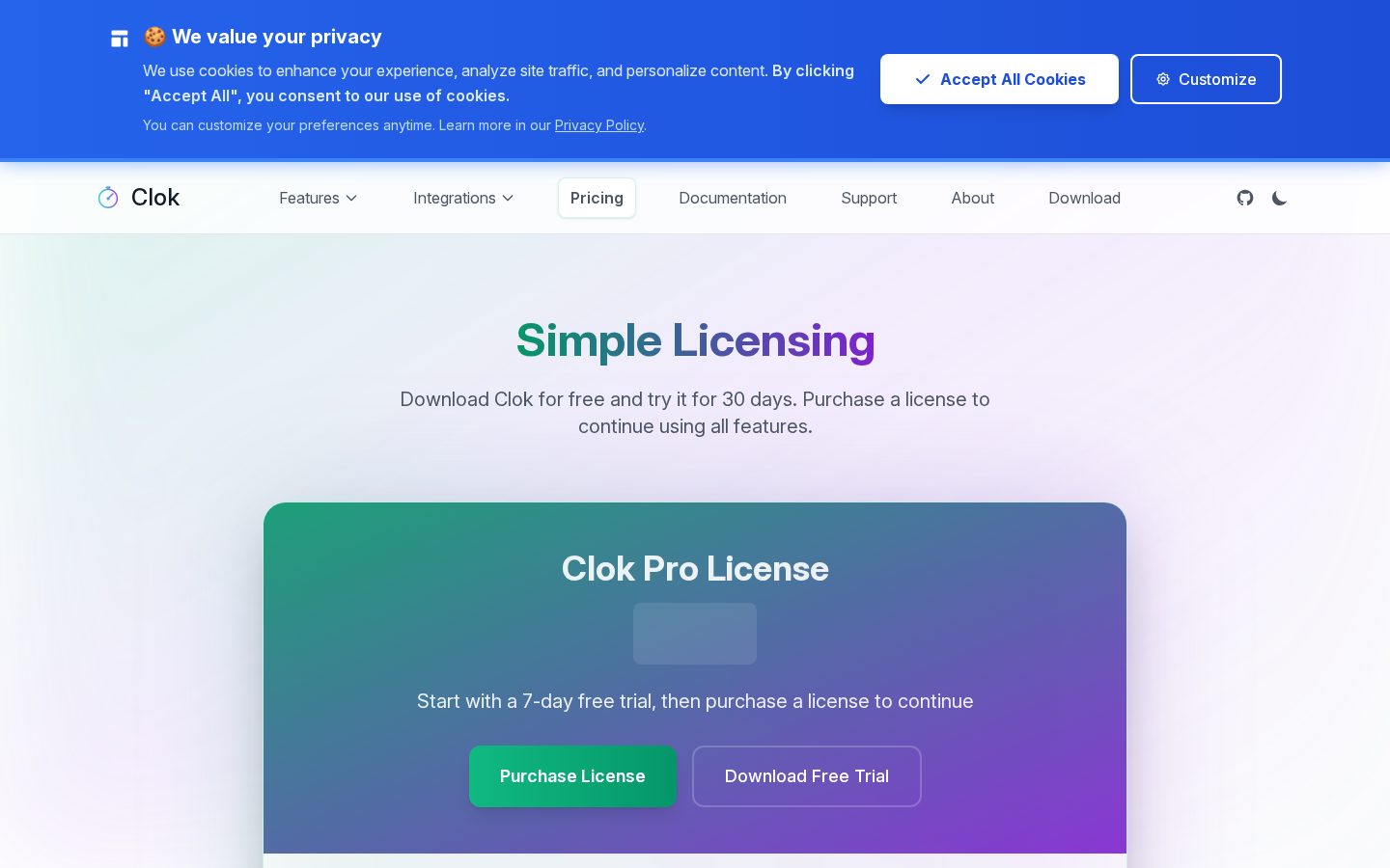 Clok Pricing