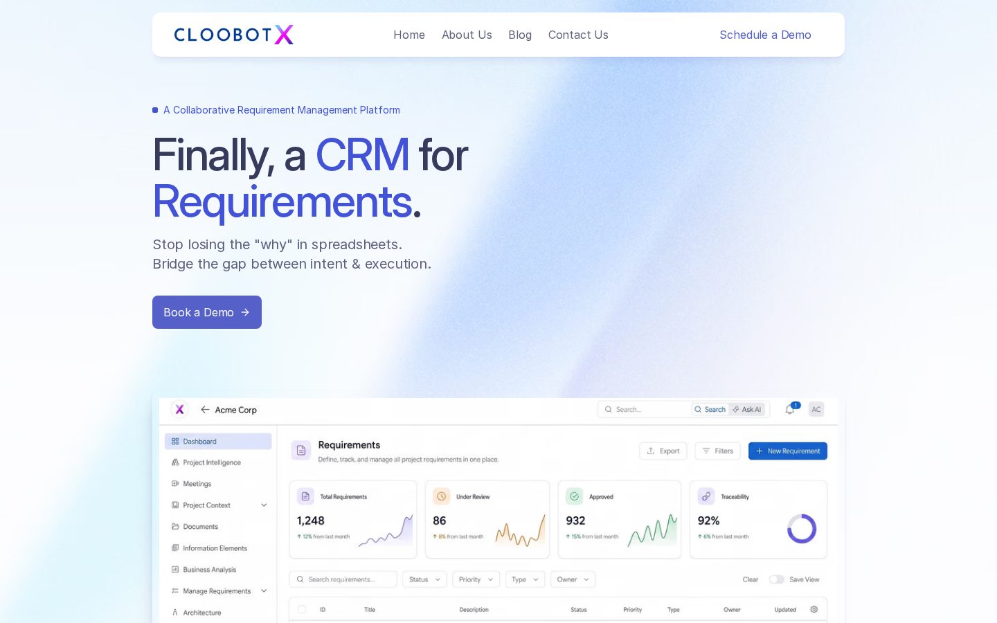 Cloobot Homepage