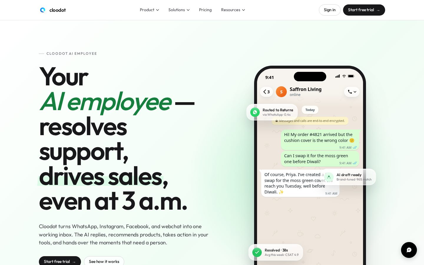 Cloodot Homepage