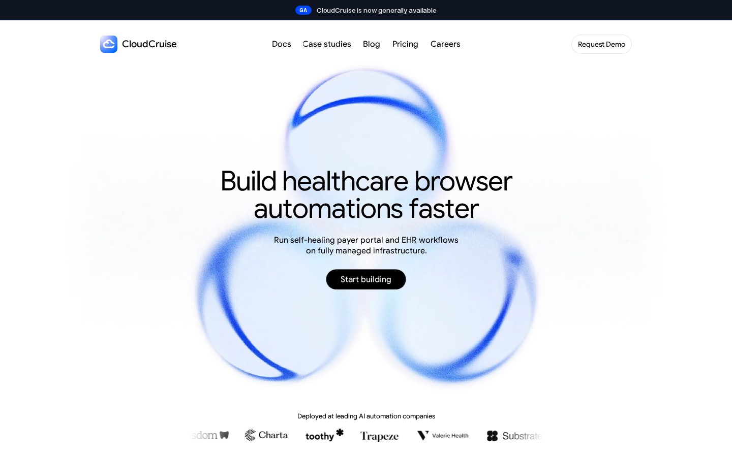 CloudCruise Homepage