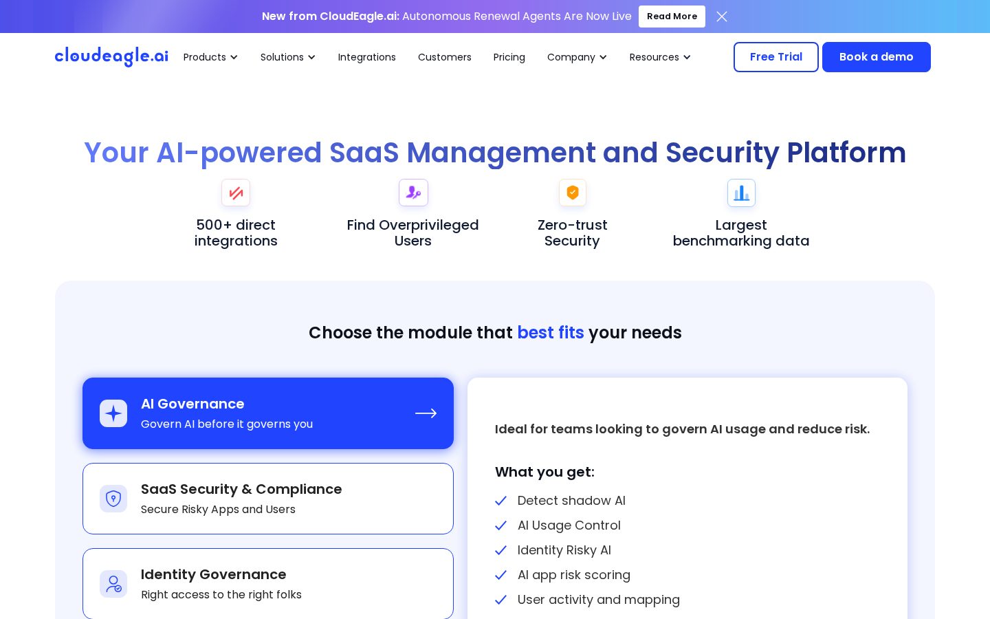 CloudEagle Pricing