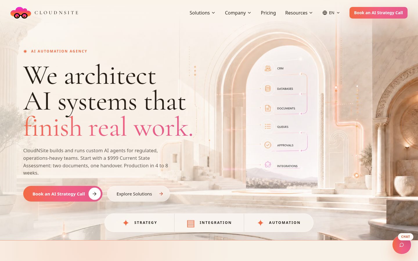 CloudNSite Homepage