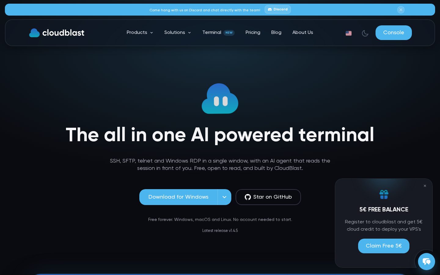 CloudTerm Homepage