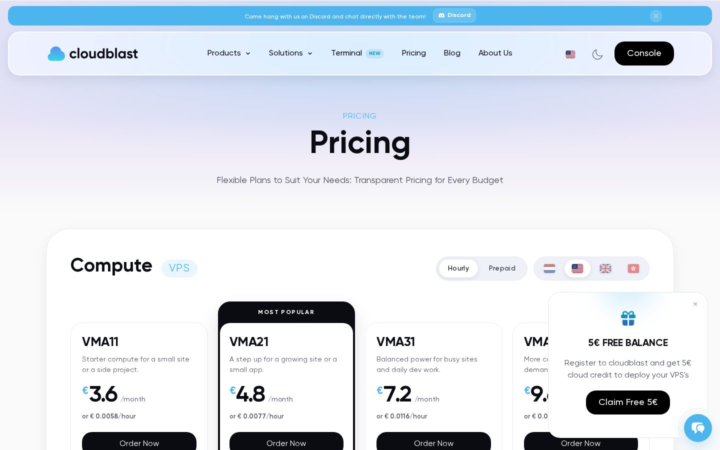 CloudTerm Pricing