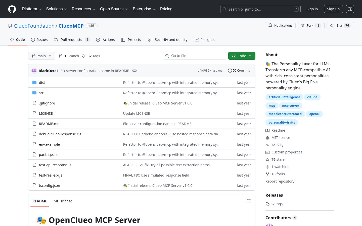 ClueoMCP Homepage