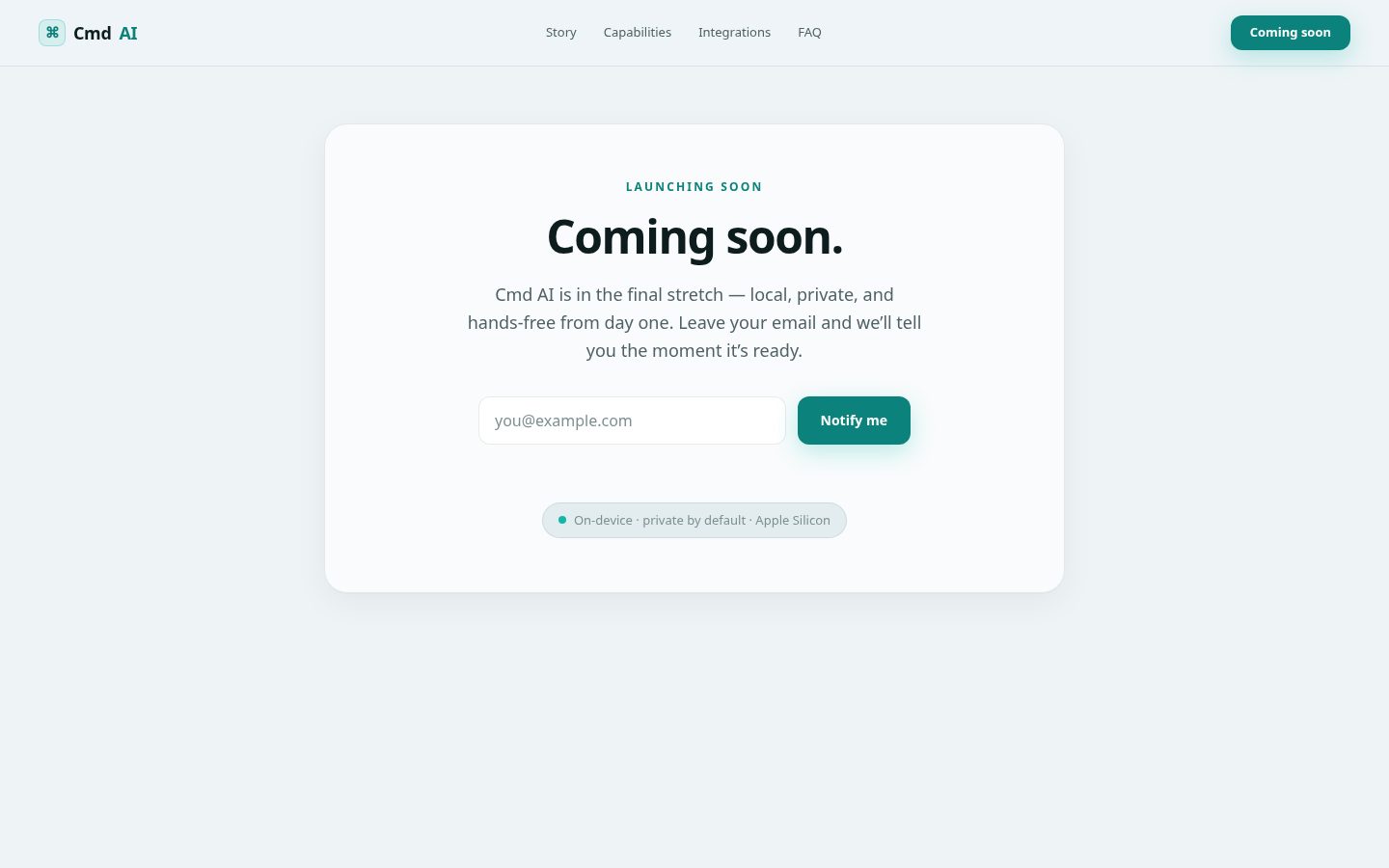 Cmd AI Pricing