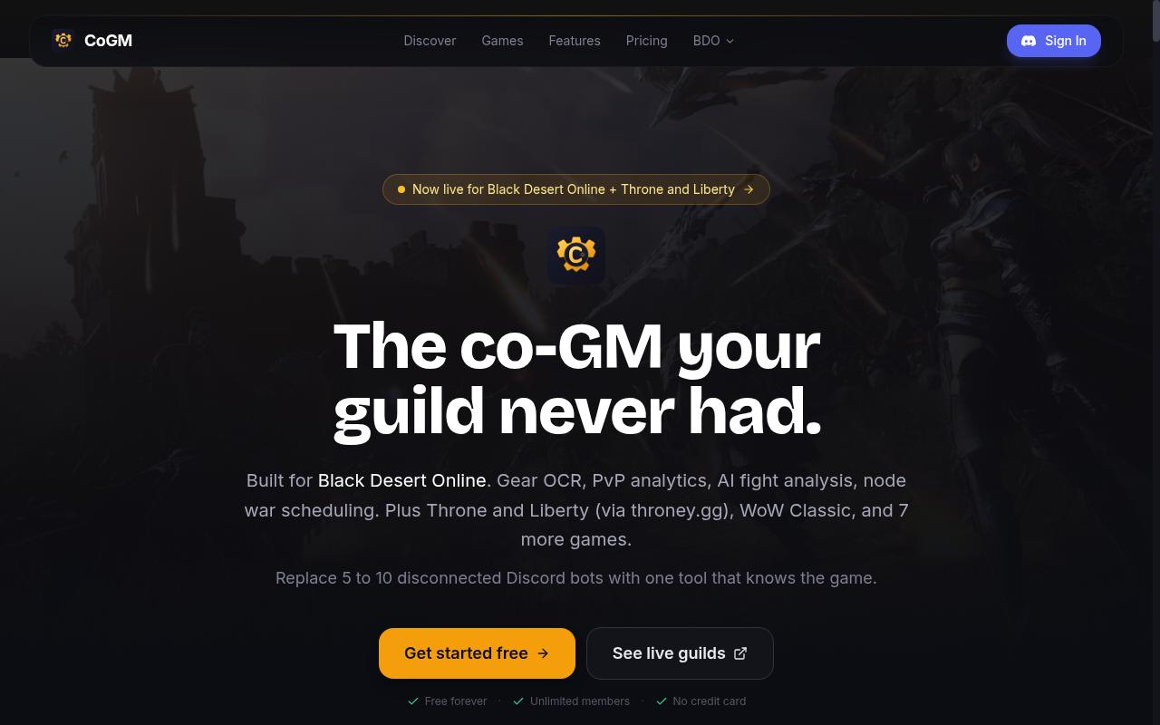 Co-GM Homepage