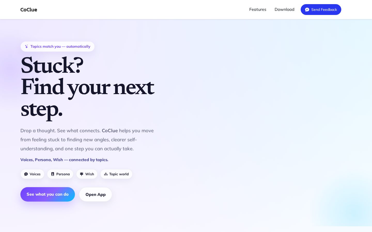 CoClue Homepage