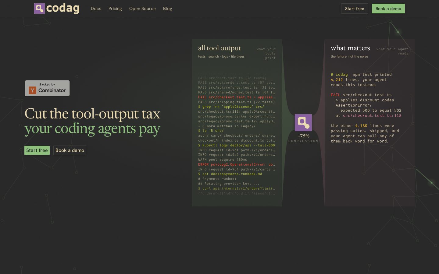 Codag AI Homepage