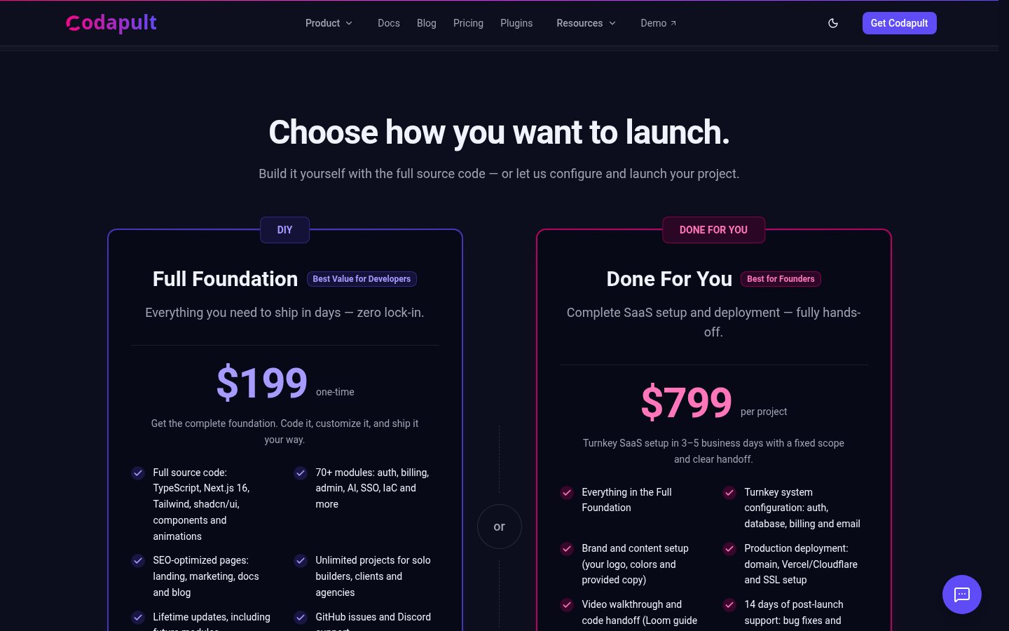 Codapult Pricing