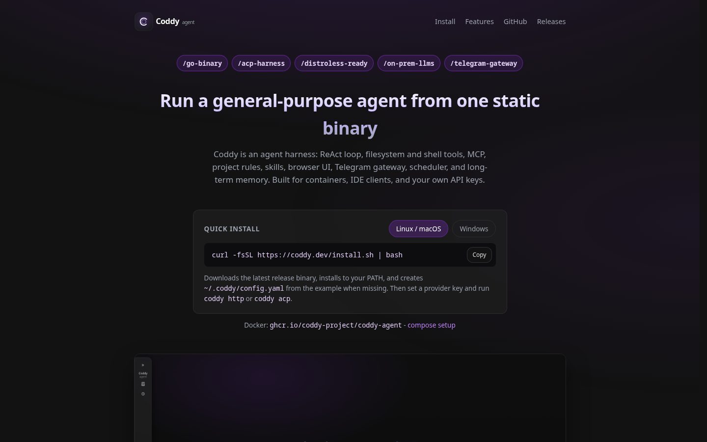 Coddy Homepage