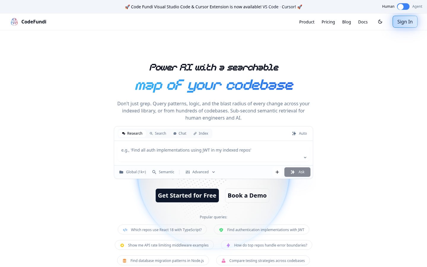 Code Fundi Homepage