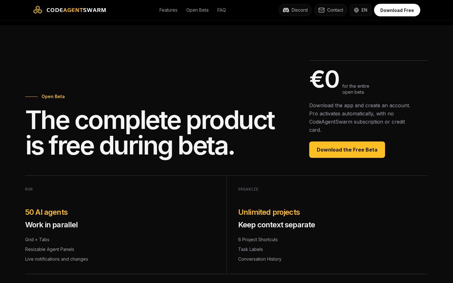 CodeAgentSwarm Pricing